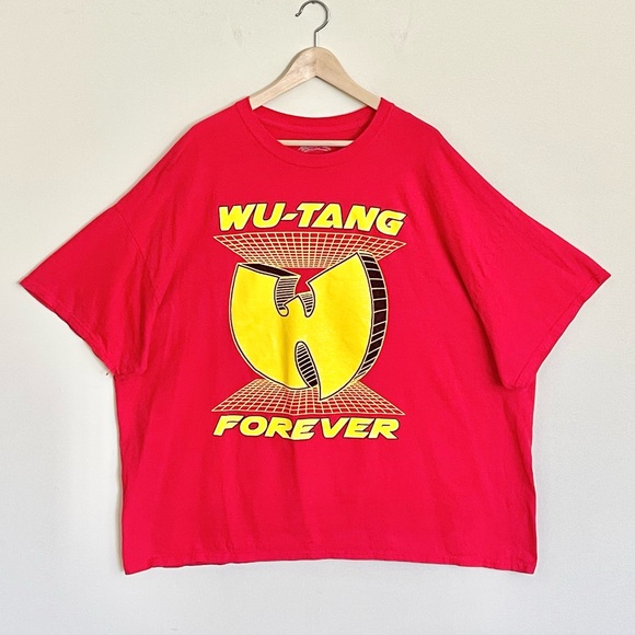 Wu-Tang Clan Forever Graphic Red Yellow Plus Size T Shirt Adult size 4XL - Picture 2 of 11